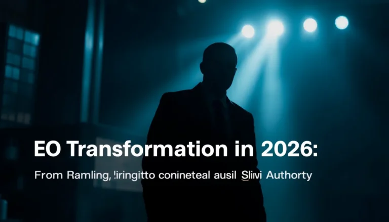 تحول SEO في 2026: من الترتيب إلى الاعتراف والسلطة الرقمية